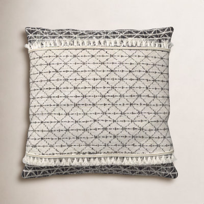 Santina Tassels Cotton Throw Pillow