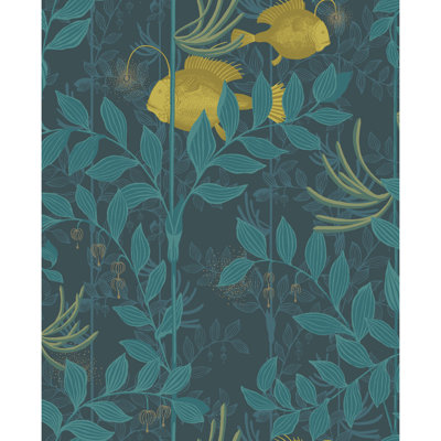 Whimsical Floral Wallpaper Roll