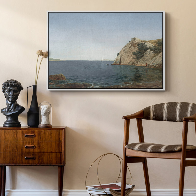 «Vintage Nautical Print-LVI» sur, Blanc, H 27 po x l 41 po