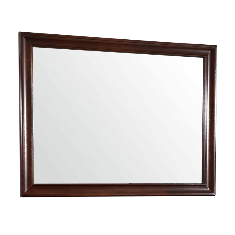 Miroirs rectangulaires pour la maison, cappuccino, Rectangulaire, Brun, 33 po x 45 po