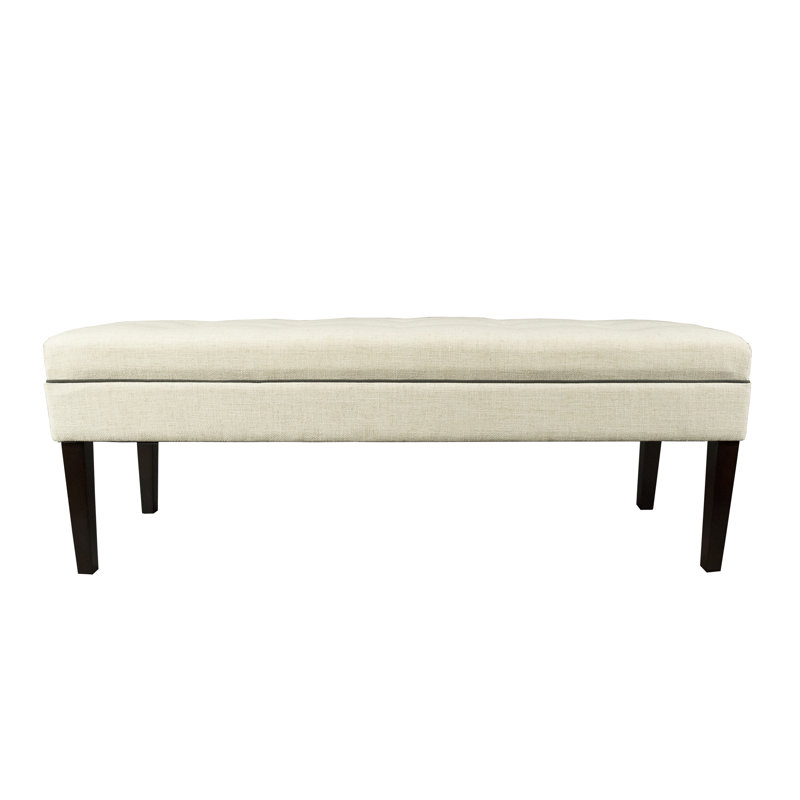 Amora Polyester Upholstered Bench, Magnoia