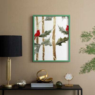 «Christmas Holiday», reproduction d'art encadrée CCLIX - Bois massif