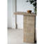 Table basse carrée avec base à piédestal
