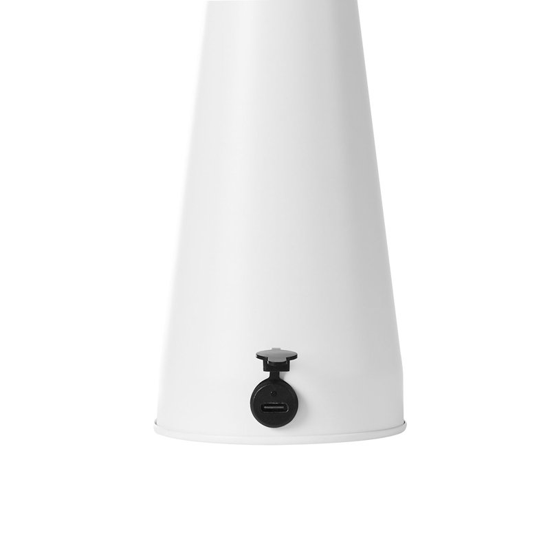 Catiana Metal USB Table Lamp, White