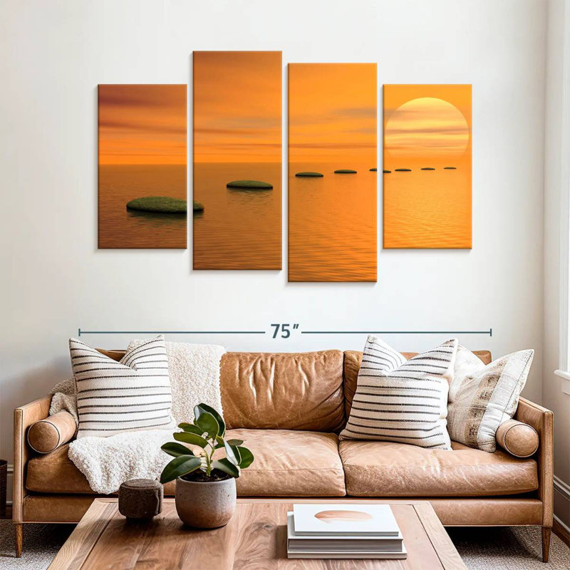 Kerrick Sunset Stepping Stones, H 42 po x l 68 po