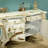 Industrial Art Style Console Table with Drawers