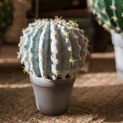 Faux Cactus Plant in Pot