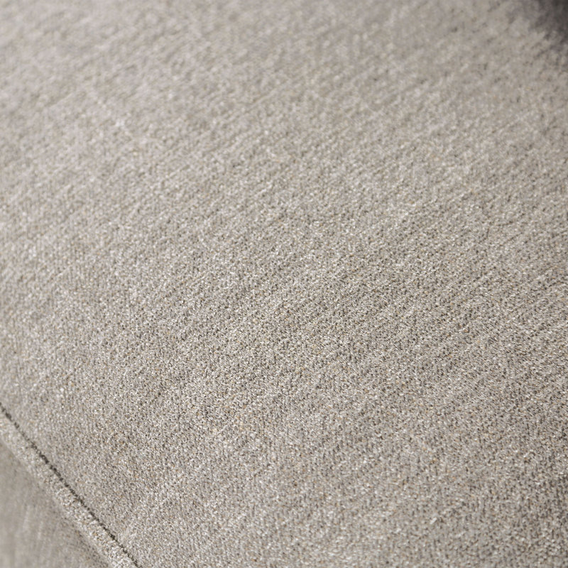 Araujo Left Hand Facing Upholstered Sectional, Gray Chenille