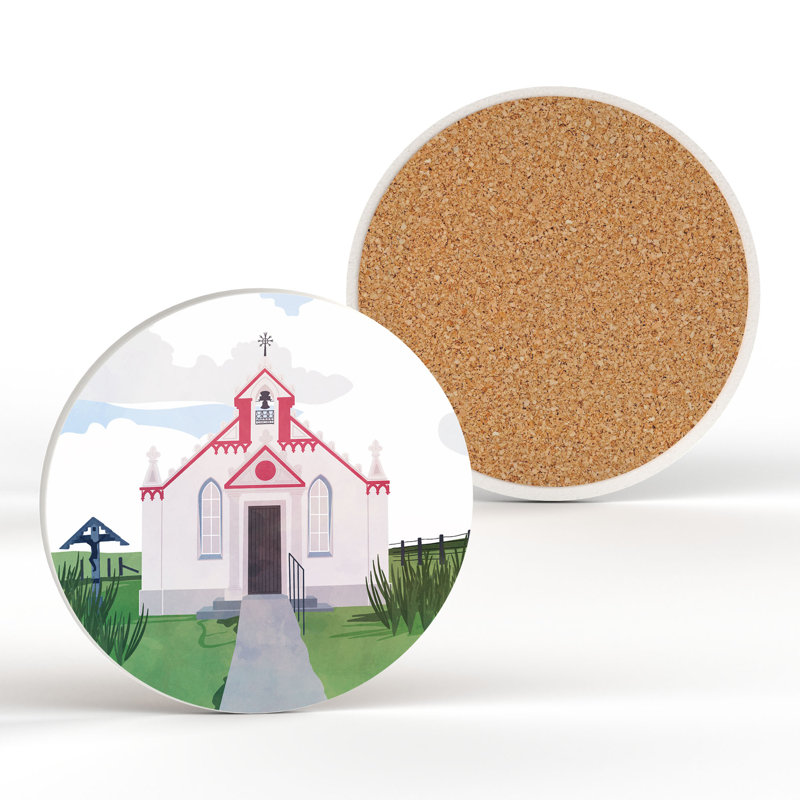 Ceramic Round 1 Piece Coaster