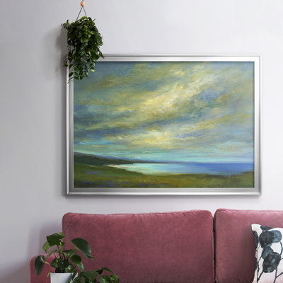 «Coastal Views», toile tendue avec châssis en I