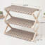 Étagère de rangement pliable à 3 niveaux Turin, étagère pliable de style bohème-119290882