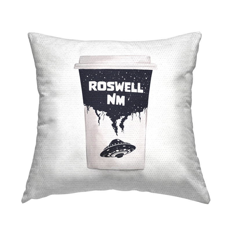 Housse et insert de coussin décoratif carré en polyester pour l'intérieur et l'extérieur
