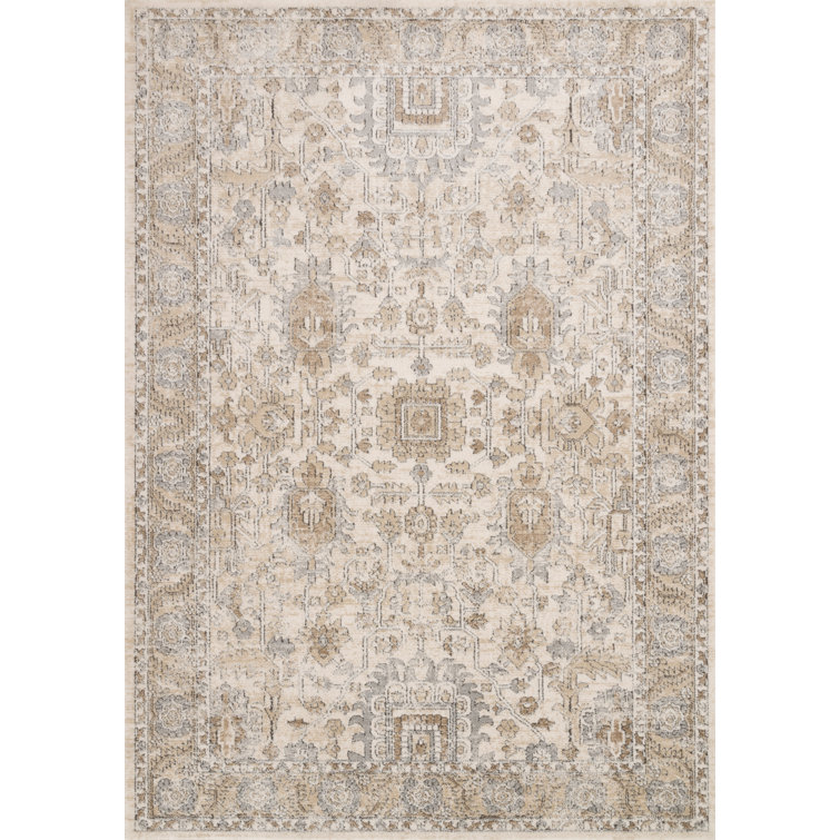 Tapis oriental ivoire / sable Sagefield