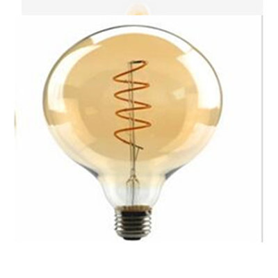 Sikora 4W LED Vintage Edison Globe Light Bulb Amber