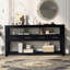 Console moderne pour salon avec 4 tiroirs et 2 tablettes-337875594