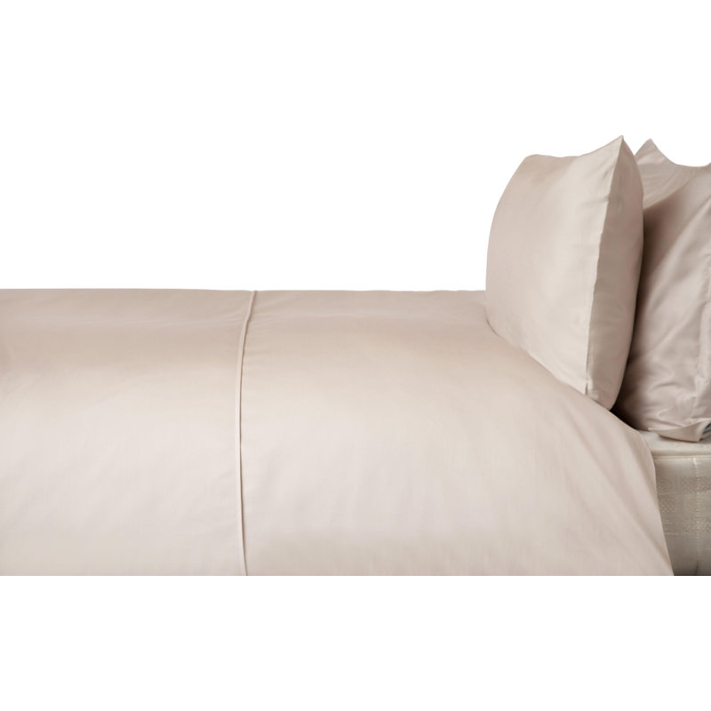 Solid Colour Duvet Cover, Single Duvet Cover, Oyster