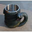Tasse à café réaliste serpent féroce avec crocs vénéneux
