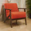 Fauteuil décoratif 32 pouces Rica, bois massif-116274044