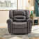 Intars 40.9" Wide Classic and Overstuffed Top Faux Leather Power Standard Recliner with USB Port