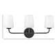 Fitz 3 Light Frosted Dimmable Vanity Light
