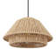 Luminaires de lustre en corde de chanvre tissés à la main à 2 niveaux Farmhouse, luminaires suspendus 1 lumière Boho