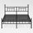 Annalaura 42" H Metal Platform Bed with Headboard-1054757688