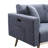 Fabric 56.5'' Reception Loveseat