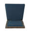 Chaise d'appoint Viveiros de style campagnard français, revêtue de tissu, avec dossier encadré et pieds cannelés-128621955-128621953-28747286