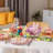 6.6 Feet Easter Egg Garland with Colorful Eggs, Spring Artificial Flower Vine