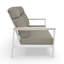 Causeuse d'extérieur en métal avec coussin Sunbrella Townsend-116257305-116257308