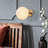Modern Vintage Wall Lamp, Copper Finish, 9.8 x 9.8 x 9.4 inches | Metal Body & Glass Cap | E14 Socket (Max 15W) | Elegant Scandinavian Design for Home Décor, Glam & Novelty Lighting-219403959-195294276