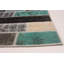 Tapis de couloir en laine noué à la main de conception unique noué à la main New Age 3 pi 2 po x 10 pi 1 po Tapis décoratif en gris/beige/turquoise