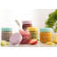 6 Kids container food storage jars