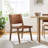 Saoirse Faux Leather Wood Dining Side Chair-99160819-99160822