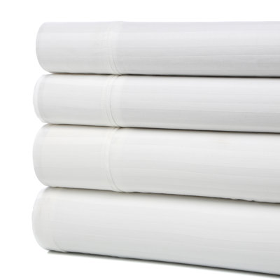 300 Thread Count Certified Egyptian Cotton Stripe Sheet Set