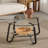Elegant Retro Coffee & Cocktail Tables, Metal Frame, Vintage Style For Living Room