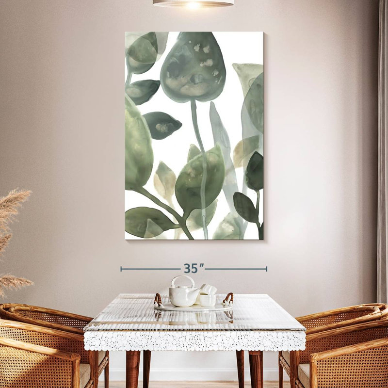 Harnek Water Leaves I, H 51 po x l 34 po
