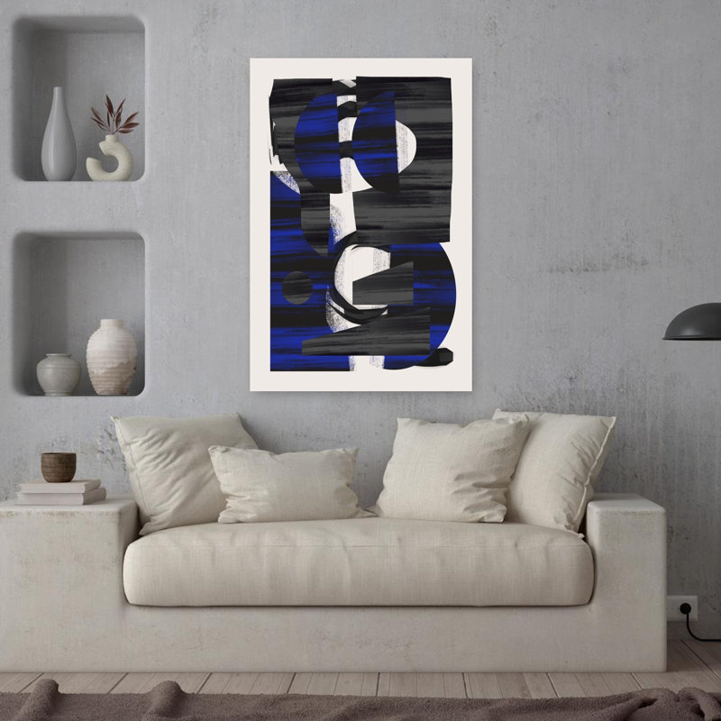 Art contemporain, art abstrait abstrait et audacieux, H 36 po x l 24 po