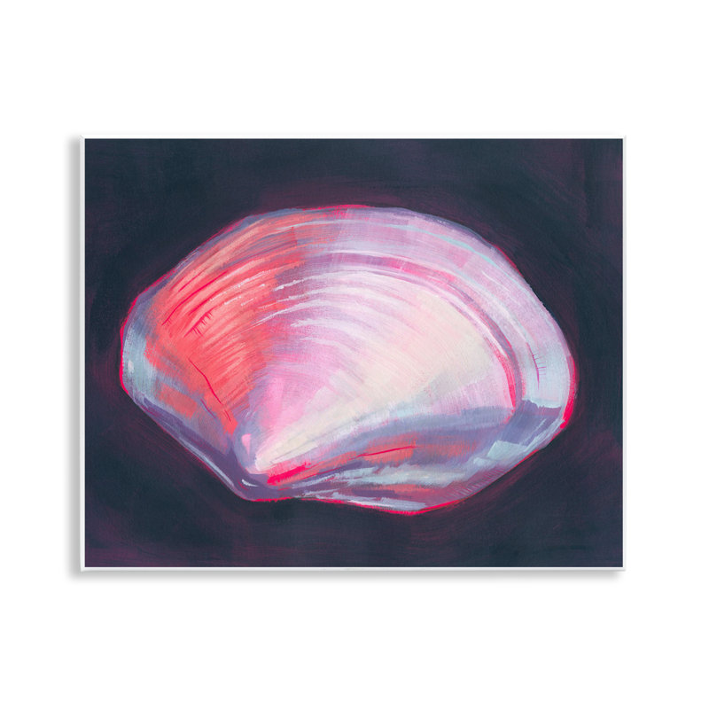 «Pink Clam on Black» par Grace Popp