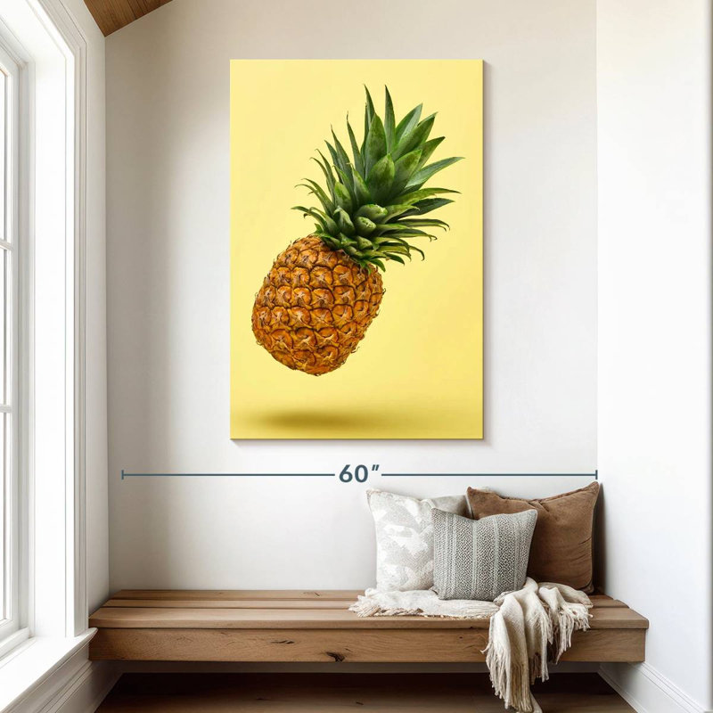 Yarlin Levitating Pineapple, 48" H x 32" W