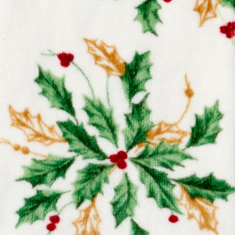 Torchons de cuisine Lenox, motif sapin de Noël, blancs - 45,7 cm (L) x 71,1 cm (l)