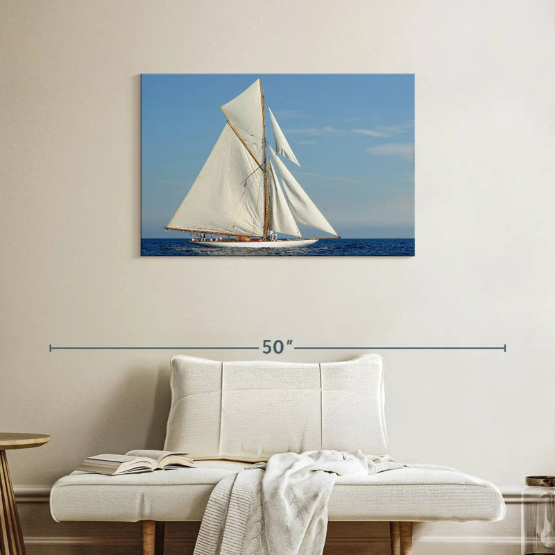 Mehar Saint Tropez Sailboat, 24" H x 36" W