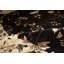 Hand-Knotted High-Quality Black and Beige Area Rug