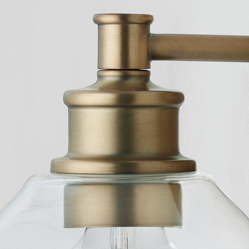 Warrenton 4 - Light Dimmable Vanity Light, Aged Brass