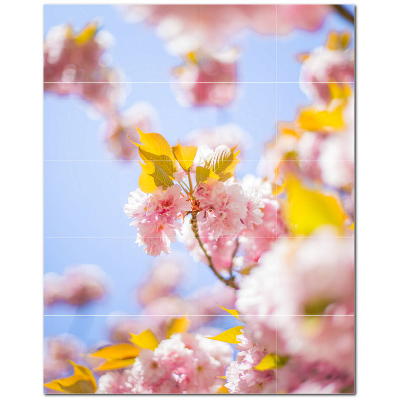 6'' x 6'' Satin Ceramic Decorative Mural