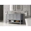 54 inch Double Bathroom Vanity in White-814282242