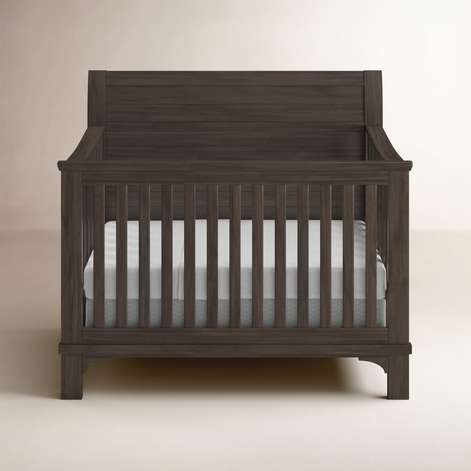 Mabank 3 -in-1 Convertible Crib, River Rock Brown