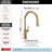 Single Handle Pull-Down Kitchen Faucet-124678926