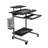 Hurrem Rectangle Computer Desk with Hutch-1740069635