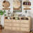59'' W 9 Drawer Burl Wood Dresser-394991362